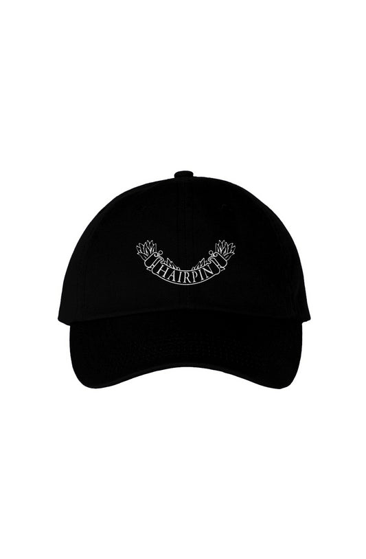 the Hairpin Hat in black